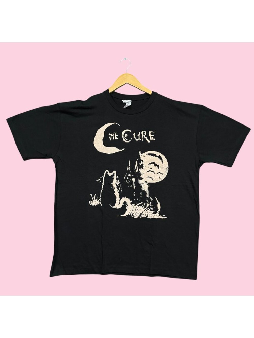 The Cure Lovecats & Moon Castle New Wave Rock Band Tee XL